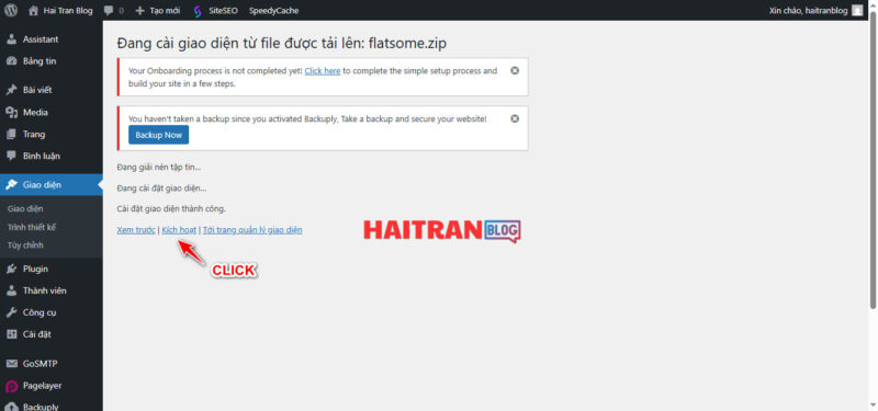 Hướng Dẫn Cài Đặt Theme Flatsome Wordpress - Bán Chạy Số 1 (Update 2025) FLAT 3